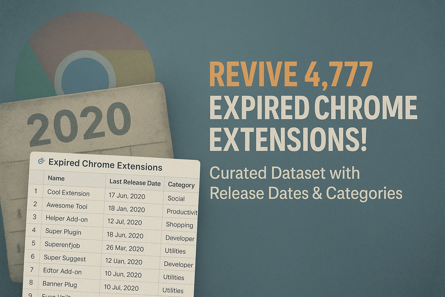 Chrome Extension Revival