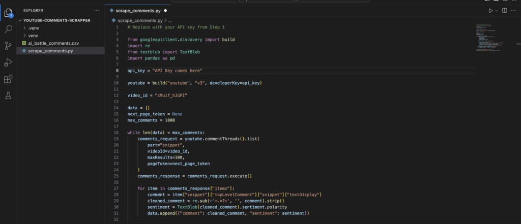 VS Code screenshot