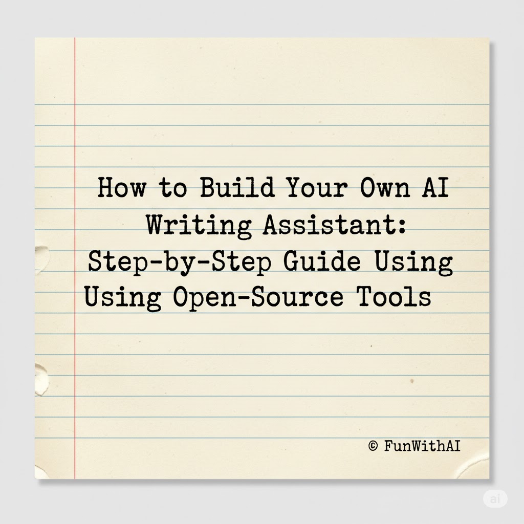 How to Build Your Own AI Writing Assistant- Step-by-Step Guide Using Open-Source Tools
