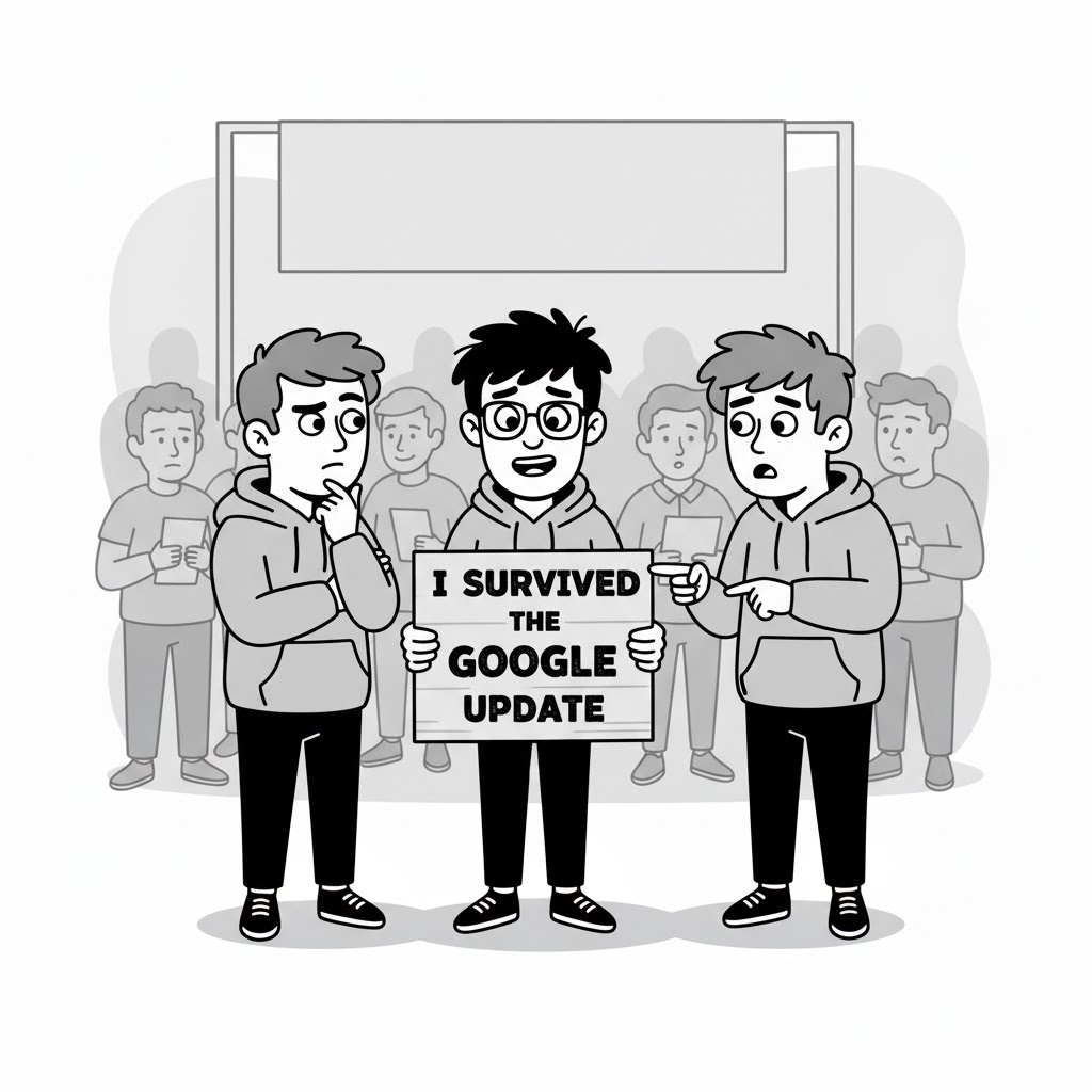 SEO experts at a conference