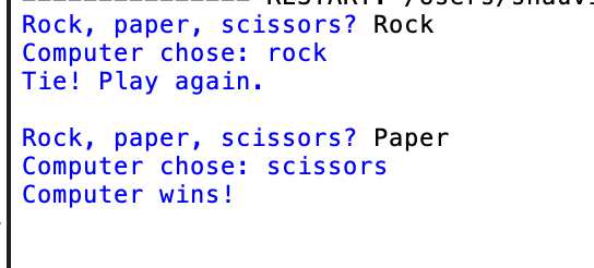 10 Easy Python Projects for Class 10 Students (With Code & Output) | CBSE 2026 9 Rock Paper Scissors